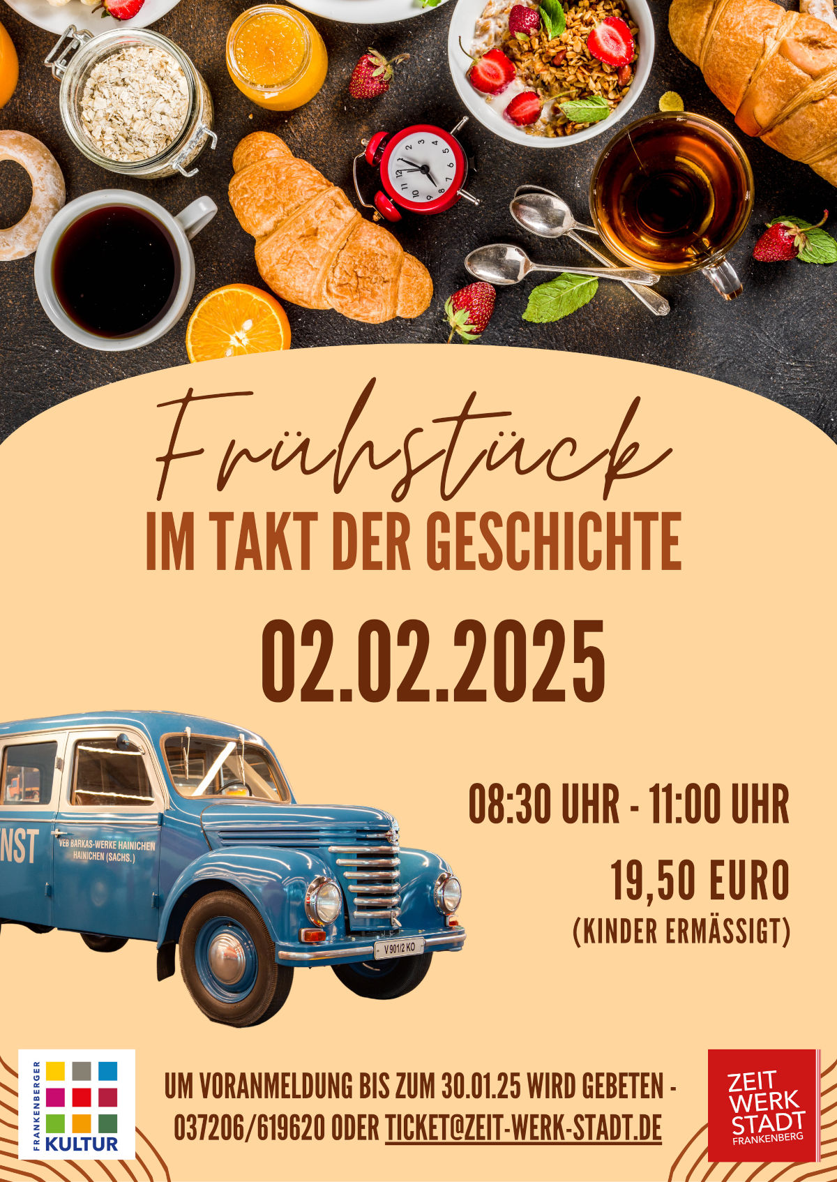 Einladung zum Frühstück im Museumscafé