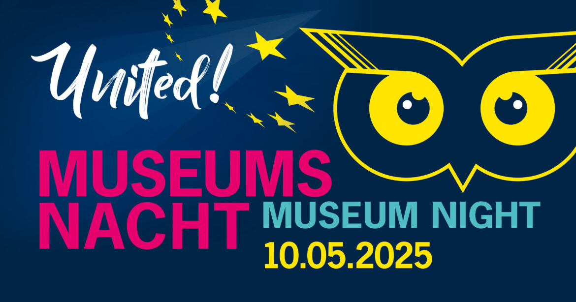 Plakatmotiv zur Museumsnacht 2025 | Abbildung: Stadt Chemnitz, Kulturbetrieb