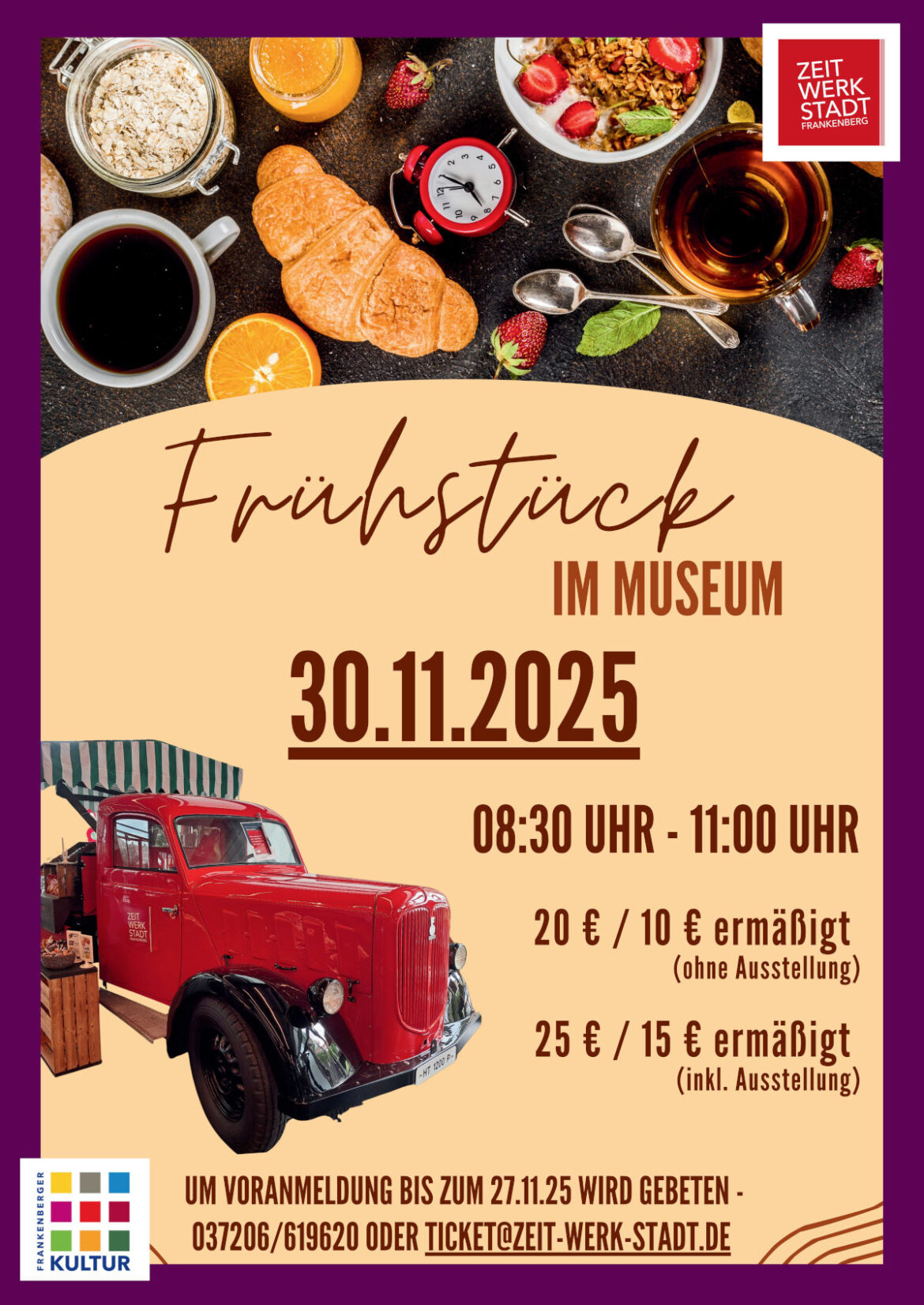 Einladung zum Adventsfrühstück im Museumscafé - Genuss & Geschichte vereint – ein besonderer Start in die Adventszeit